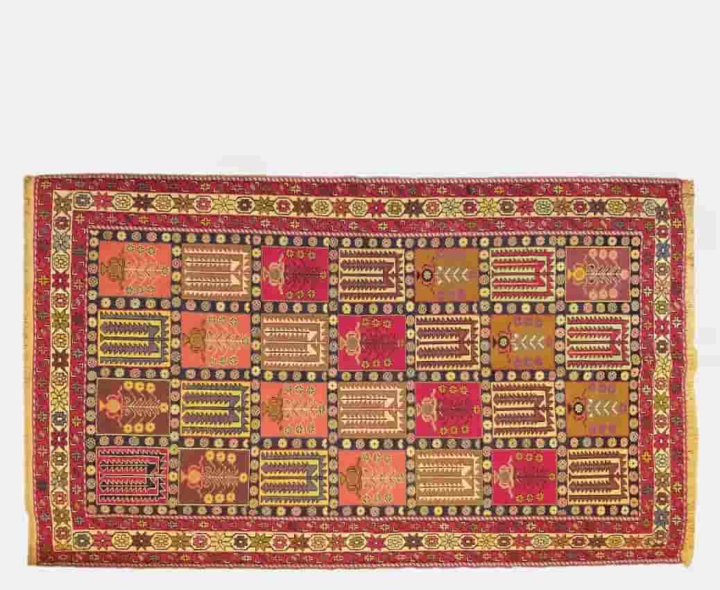 تصویر 1 از قیمت گلیم دستباف سوزنی مدرن + خرید باور نکردنی